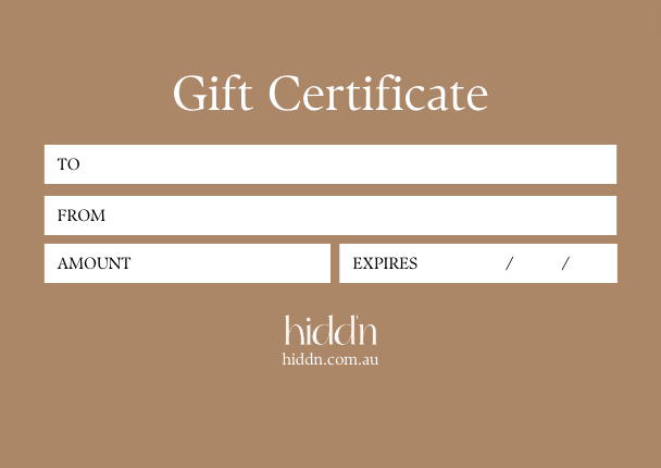 Hidd'n Gift Card